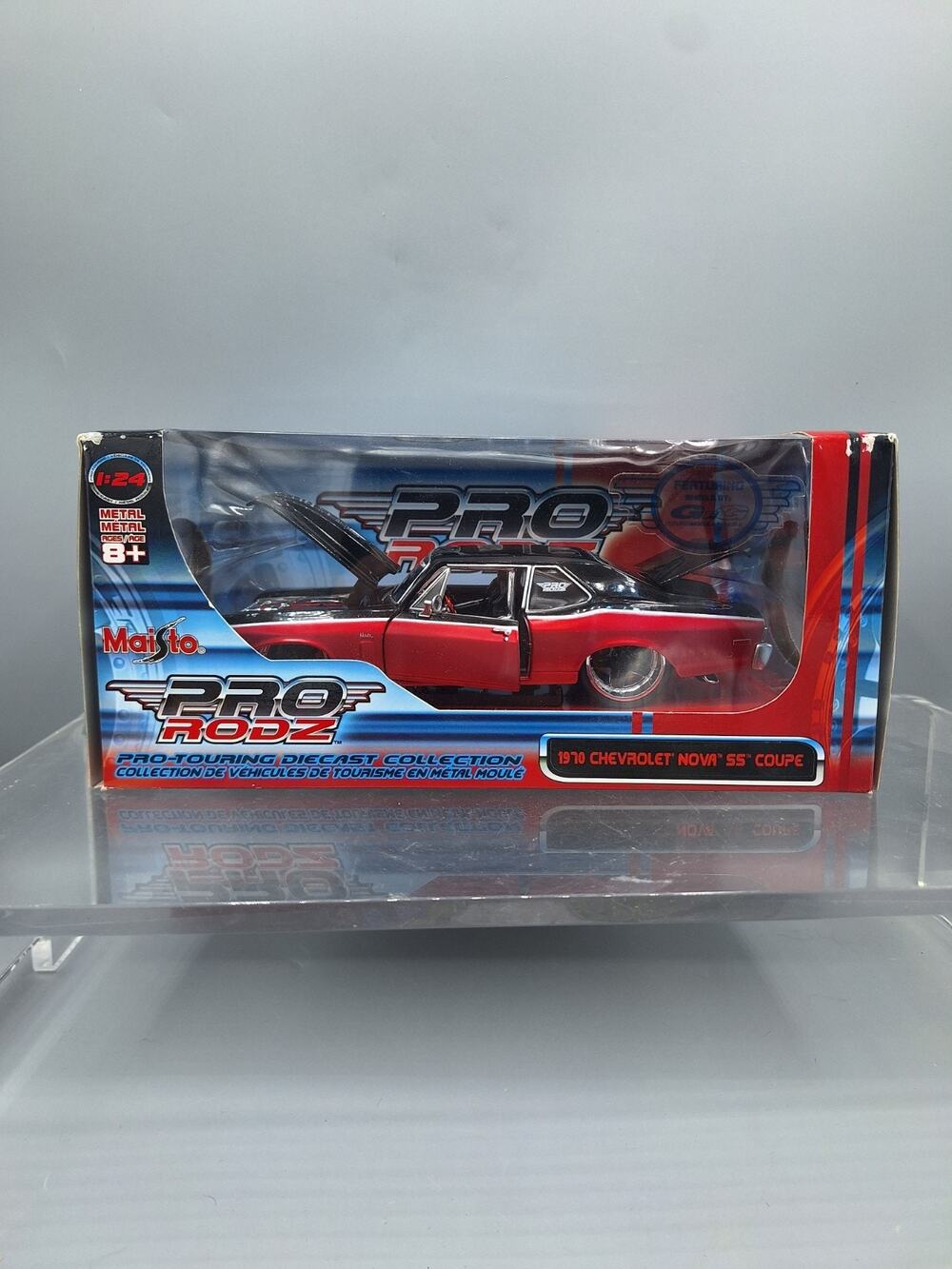 MAISTO~PRO RODZ~1970 CHEVY NOVA SS COUPE~Pro-Touring Die Cast~1:24 Scale~NIB